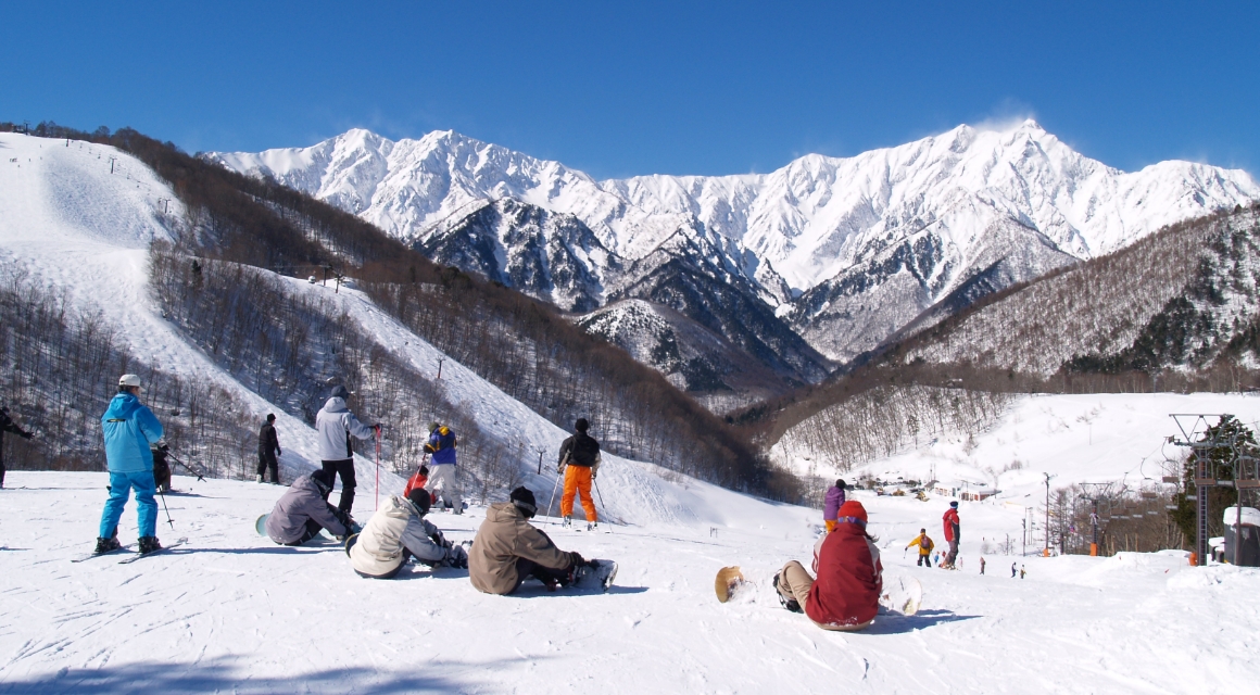 ゲレンデの光景